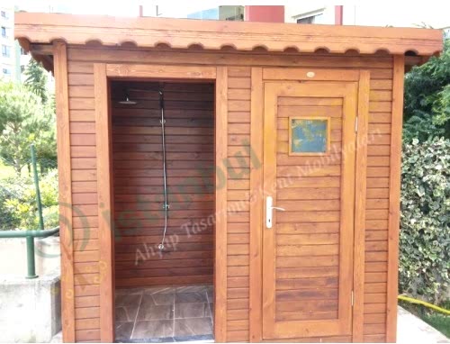 Ahşap Plaj Duşları