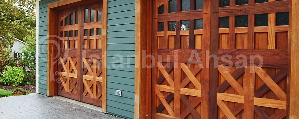 Ahşap Garaj Kapısı