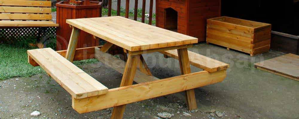 Ahşap Piknik Masaları