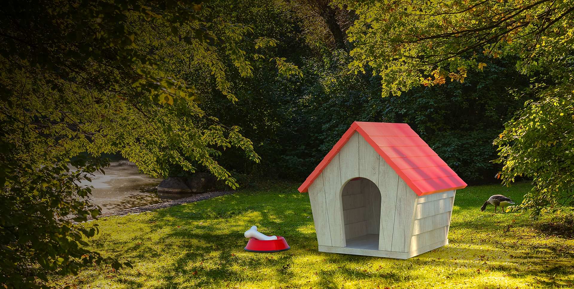 Ahşap Köpek Kulübeleri